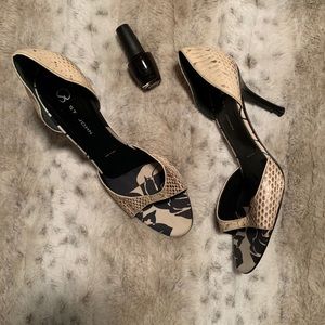 St. John Snake Embossed Heels